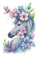 Noah's ark, lillys blossoming tattoo design idea