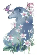 Noah's ark, lillys blossoming tattoo design idea