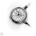 stopwatch tattoo design idea