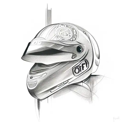 f1 car tattoo design idea