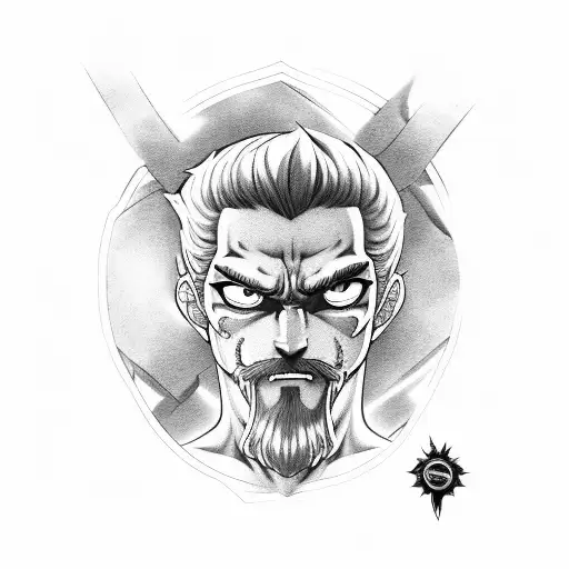 escanor tattoo design idea