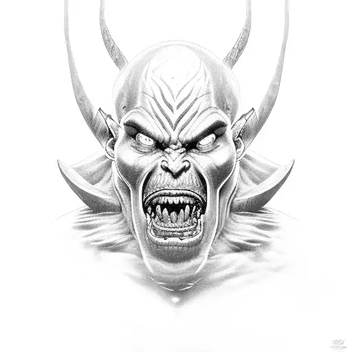 Oxxxymiron escanor world of warcraft tattoo design idea