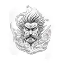 escanor tattoo design idea