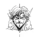 escanor tattoo design idea