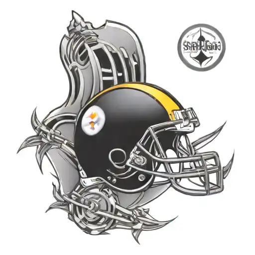 Pittsburgh STeelers and the gym tattoo design idea