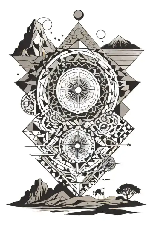 Walks on the stone, runs to the ocean, pearl of the sun I love you tattoo design idea