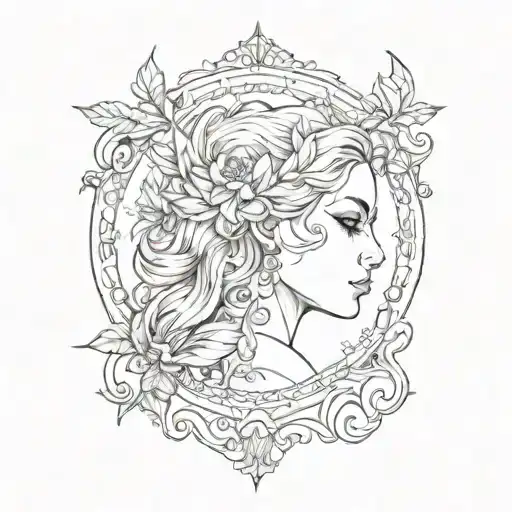 scar cover tattoo design idea