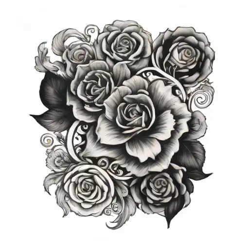 scar cover tattoo design idea