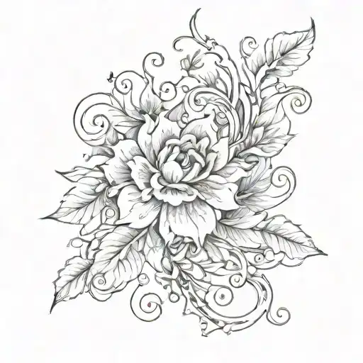 scar cover tattoo design idea