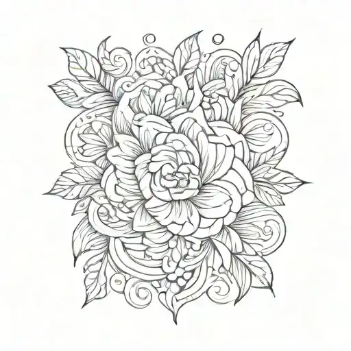 scar cover tattoo design idea