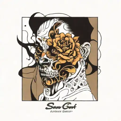 scar cover tattoo design idea