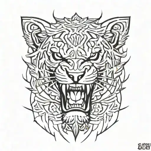 scar cover tattoo design idea