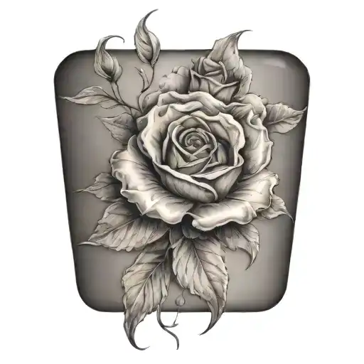 scar cover tattoo design idea