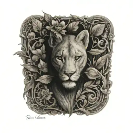 scar cover tattoo design idea