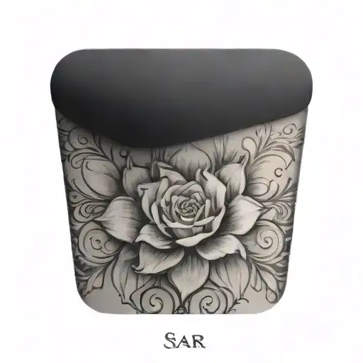 scar cover tattoo design idea