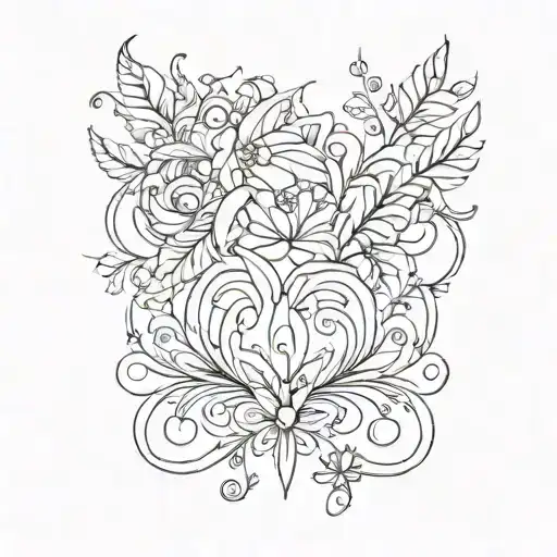 scar cover tattoo design idea