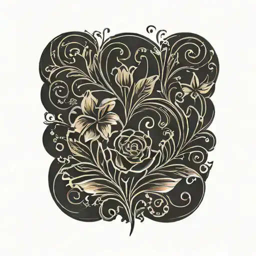 scar cover tattoo design idea