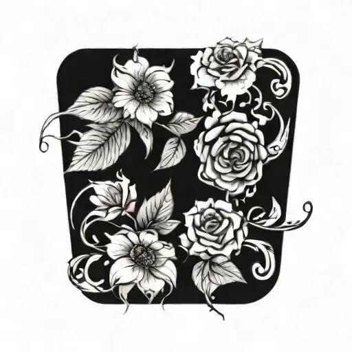 scar cover tattoo design idea