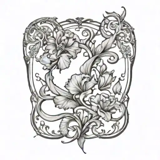 scar cover tattoo design idea