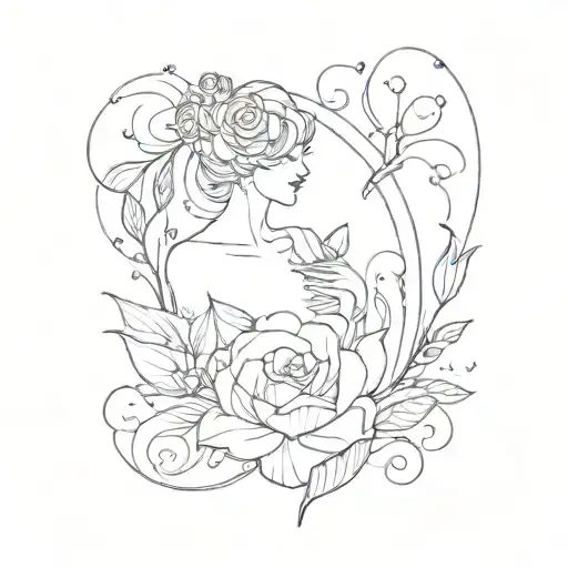 scar cover tattoo design idea