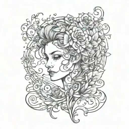 scar cover tattoo design idea