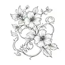 scar cover tattoo design idea