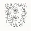 scar cover tattoo design idea