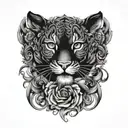 scar cover tattoo design idea