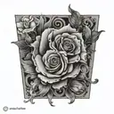 scar cover tattoo design idea