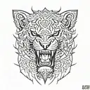 scar cover tattoo design idea