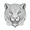 scar cover tattoo design idea