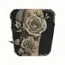 scar cover tattoo design idea