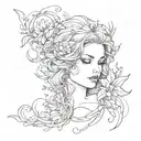 scar cover tattoo design idea