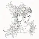 scar cover tattoo design idea