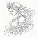 scar cover tattoo design idea