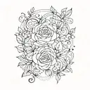 scar cover tattoo design idea