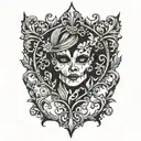 scar cover tattoo design idea