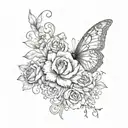 scar cover tattoo design idea