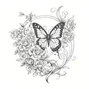 scar cover tattoo design idea