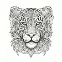 scar cover tattoo design idea