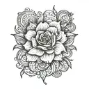 scar cover tattoo design idea