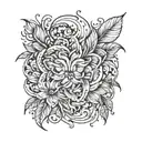 scar cover tattoo design idea