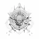 British army tank regiment tattoo design idea