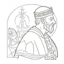 Baldwin IV of Jerusalem tattoo design idea