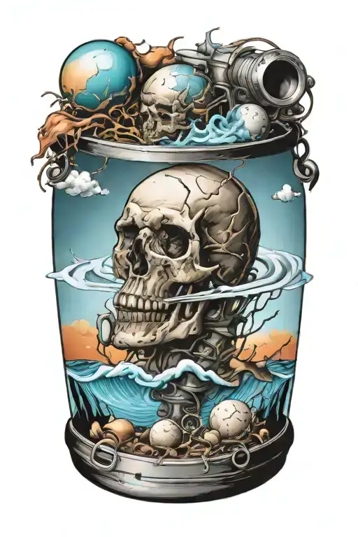 fragile like a bomb tattoo design idea