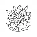 December, July, april, September, August birth flowers tattoo design idea