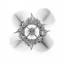 growth tattoo design idea