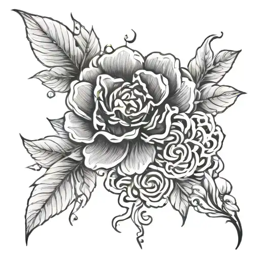 personal growth mindset tattoo design idea