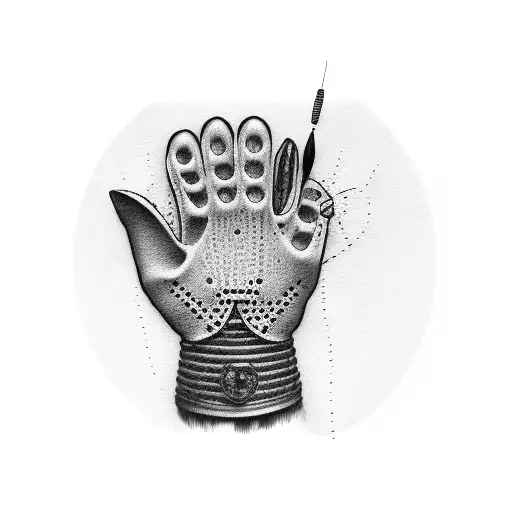 Freddy kruger glove tattoo design idea