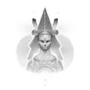 hieroglyphics tattoo design idea